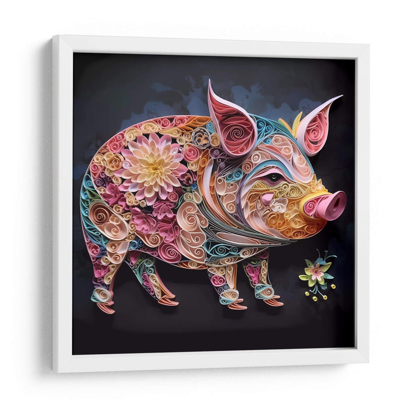 Puerquito Valiente - Mafer Villarreal | Cuadro decorativo de Canvas Lab