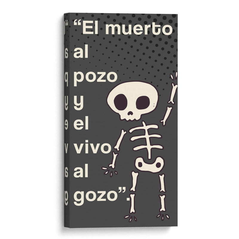 009_El muerto al pozo B (3) - Jorge Méndez | Cuadro decorativo de Canvas Lab