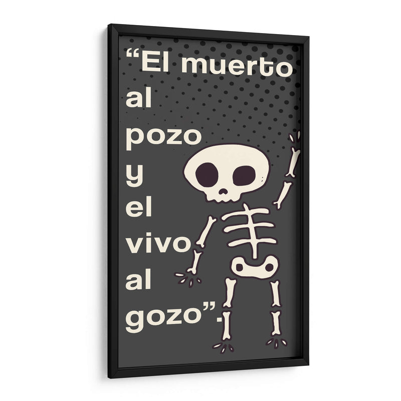 009_El muerto al pozo B (3) - Jorge Méndez | Cuadro decorativo de Canvas Lab