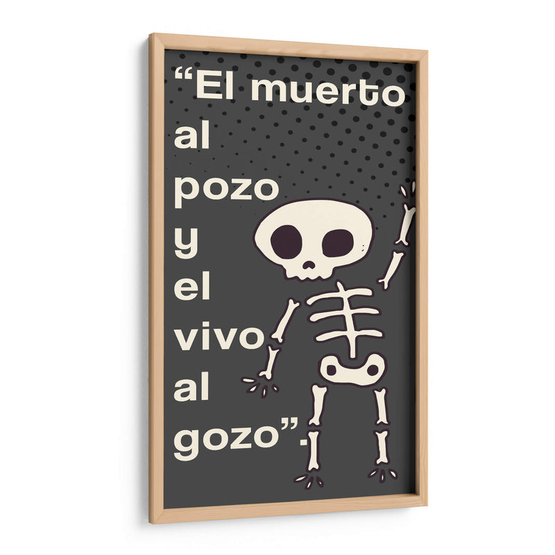 009_El muerto al pozo B (3) - Jorge Méndez | Cuadro decorativo de Canvas Lab