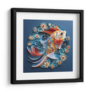 Koi en Azul - Mafer Villarreal | Cuadro decorativo de Canvas Lab