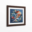 Koi en Azul - Mafer Villarreal | Cuadro decorativo de Canvas Lab