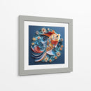 Koi en Azul - Mafer Villarreal | Cuadro decorativo de Canvas Lab