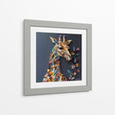 Jirafa Floreada II - Mafer Villarreal | Cuadro decorativo de Canvas Lab