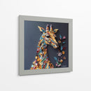Jirafa Floreada II - Mafer Villarreal | Cuadro decorativo de Canvas Lab