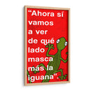 Ahora si vamos a ver 004 - Jorge Méndez | Cuadro decorativo de Canvas Lab