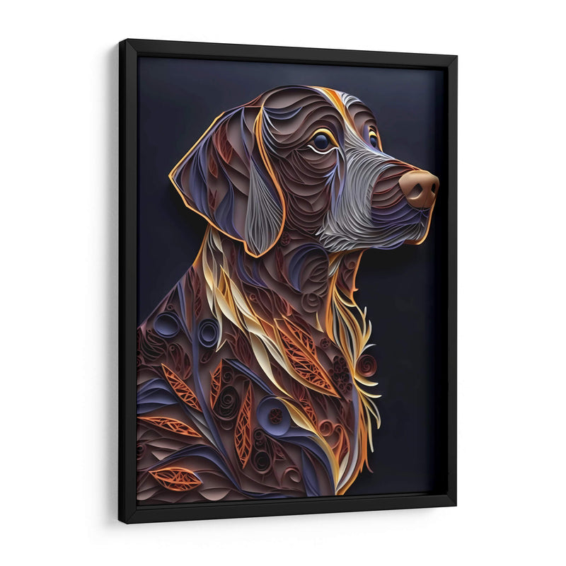 Perro atento - Mafer Villarreal | Cuadro decorativo de Canvas Lab