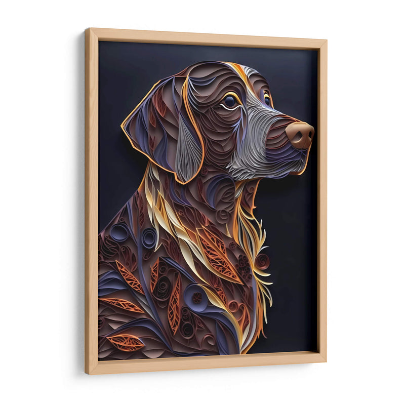 Perro atento - Mafer Villarreal | Cuadro decorativo de Canvas Lab