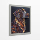 Perro atento - Mafer Villarreal | Cuadro decorativo de Canvas Lab