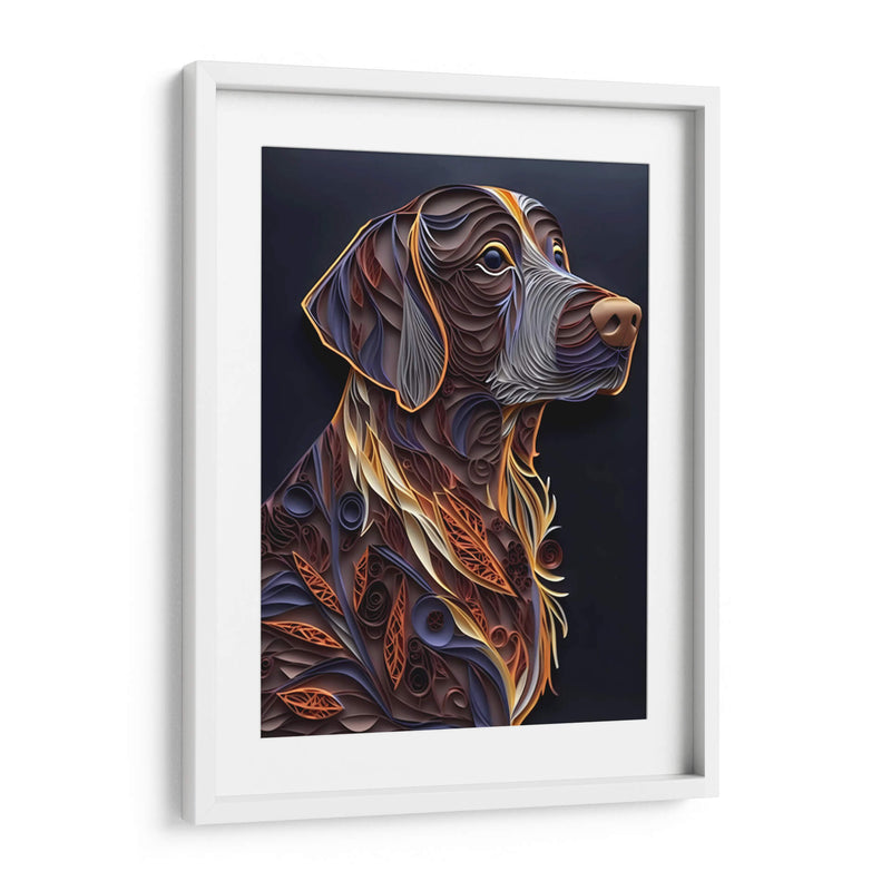 Perro atento - Mafer Villarreal | Cuadro decorativo de Canvas Lab