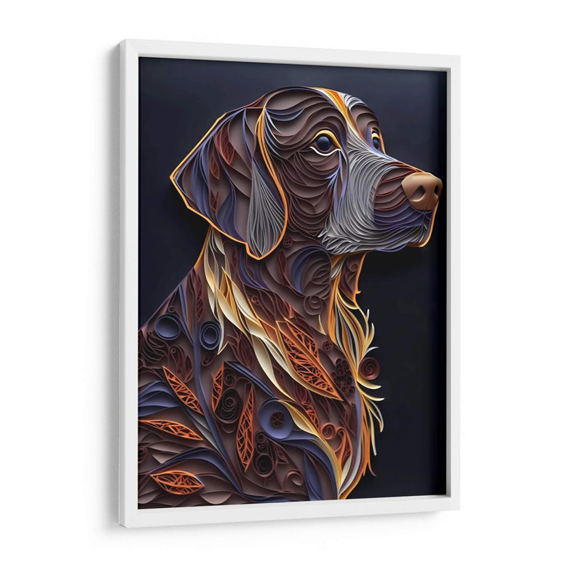 Perro atento - Mafer Villarreal | Cuadro decorativo de Canvas Lab