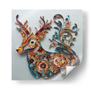 Venado colorido - Mafer Villarreal | Cuadro decorativo de Canvas Lab