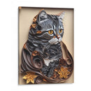 Gatito gris - Mafer Villarreal | Cuadro decorativo de Canvas Lab