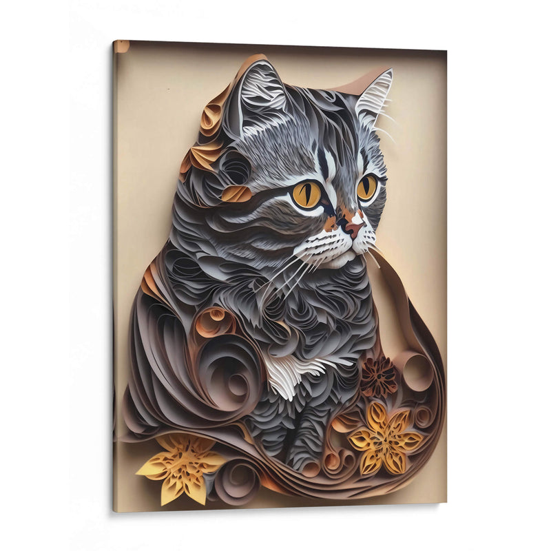 Gatito gris - Mafer Villarreal | Cuadro decorativo de Canvas Lab