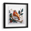 Pajarito Naranja - Mafer Villarreal | Cuadro decorativo de Canvas Lab