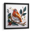 Pajarito Naranja - Mafer Villarreal | Cuadro decorativo de Canvas Lab