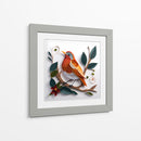 Pajarito Naranja - Mafer Villarreal | Cuadro decorativo de Canvas Lab