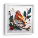 Pajarito Naranja - Mafer Villarreal | Cuadro decorativo de Canvas Lab
