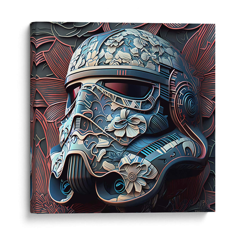 Celtic Trooper Helmet - Lorena Martinez | Cuadro decorativo de Canvas Lab