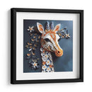 Jirafa Floreada I - Mafer Villarreal | Cuadro decorativo de Canvas Lab