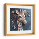 Jirafa Floreada I - Mafer Villarreal | Cuadro decorativo de Canvas Lab