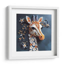 Jirafa Floreada I - Mafer Villarreal | Cuadro decorativo de Canvas Lab