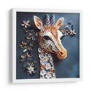 Jirafa Floreada I - Mafer Villarreal | Cuadro decorativo de Canvas Lab