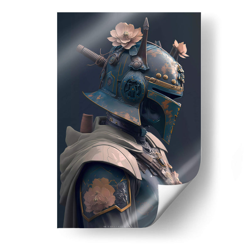 Boba Fett Samurai II - Lorena Martinez | Cuadro decorativo de Canvas Lab