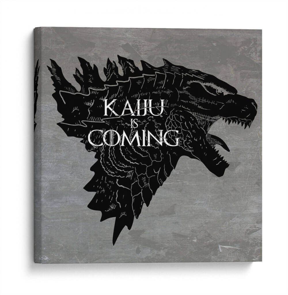 Kaiju is Coming - Roge I. Luis | Cuadro decorativo de Canvas Lab