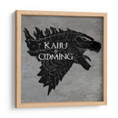 Kaiju is Coming - Roge I. Luis | Cuadro decorativo de Canvas Lab
