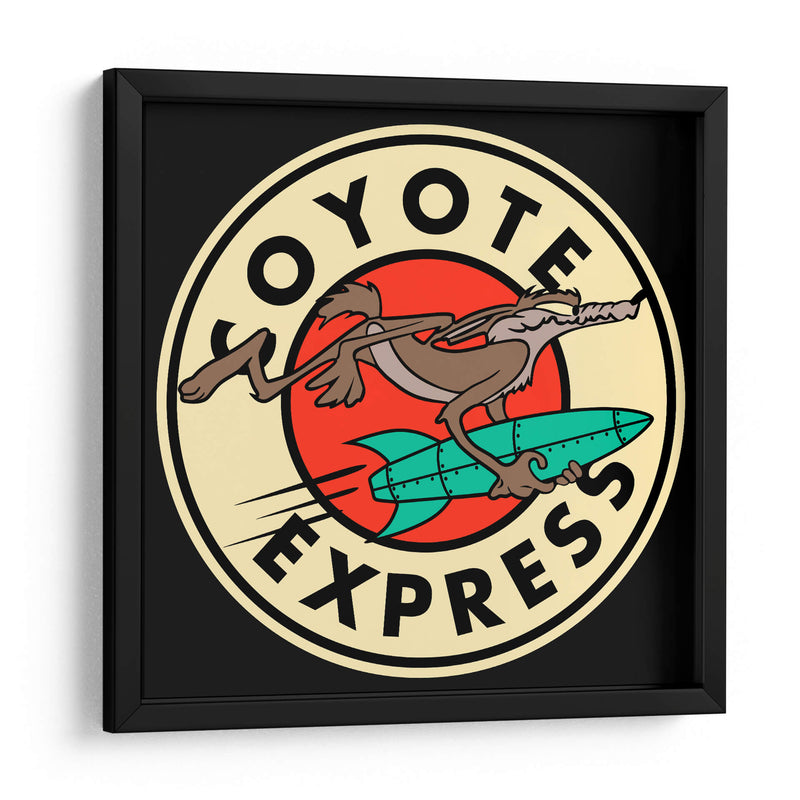 Coyote Express - Roge I. Luis | Cuadro decorativo de Canvas Lab