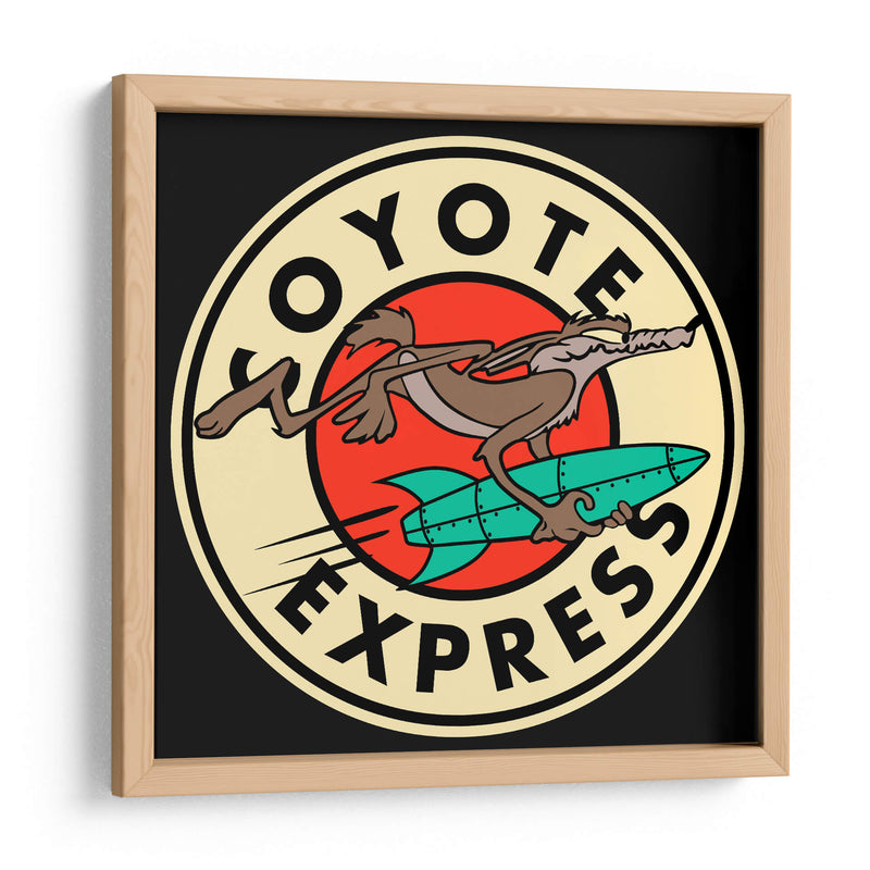 Coyote Express - Roge I. Luis | Cuadro decorativo de Canvas Lab