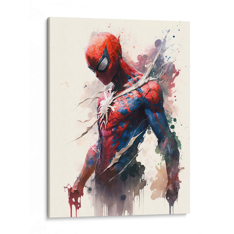 Spiderman - Impressionist Hero | Cuadro decorativo de Canvas Lab