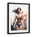 Mujer Maravilla - Impressionist Hero | Cuadro decorativo de Canvas Lab