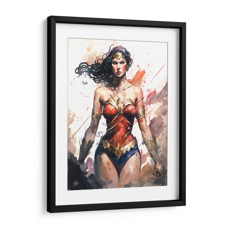 Mujer Maravilla - Impressionist Hero | Cuadro decorativo de Canvas Lab