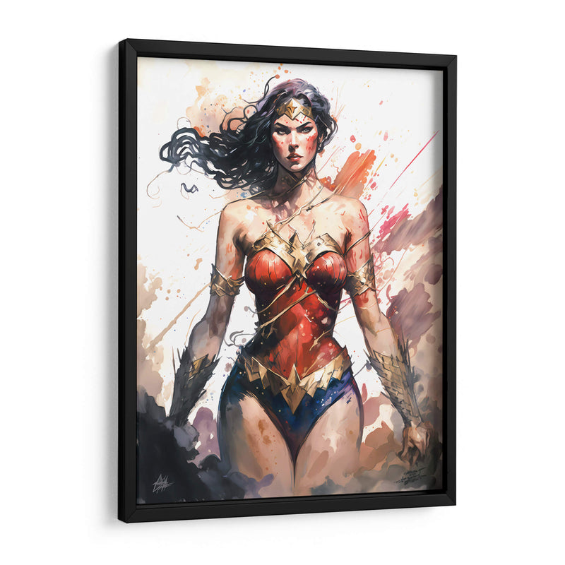Mujer Maravilla - Impressionist Hero | Cuadro decorativo de Canvas Lab