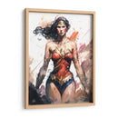 Mujer Maravilla - Impressionist Hero | Cuadro decorativo de Canvas Lab