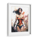 Mujer Maravilla - Impressionist Hero | Cuadro decorativo de Canvas Lab