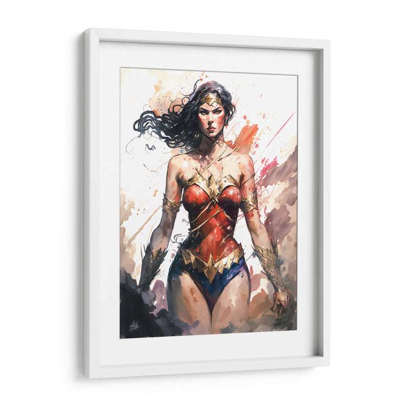 Mujer Maravilla - Impressionist Hero | Cuadro decorativo de Canvas Lab