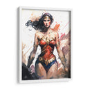 Mujer Maravilla - Impressionist Hero | Cuadro decorativo de Canvas Lab