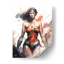 Mujer Maravilla - Impressionist Hero | Cuadro decorativo de Canvas Lab