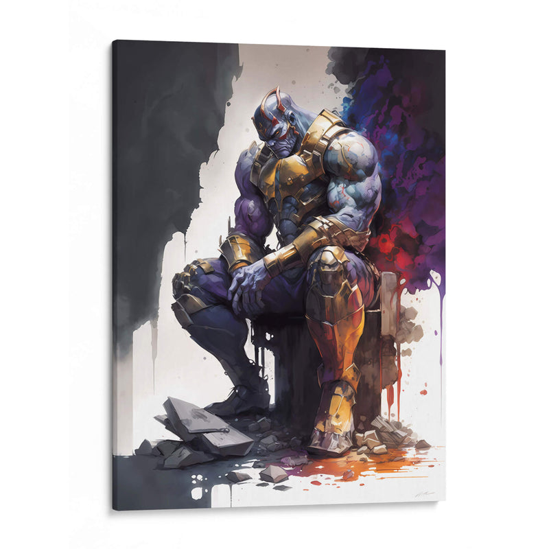 Thanos - Impressionist Hero | Cuadro decorativo de Canvas Lab