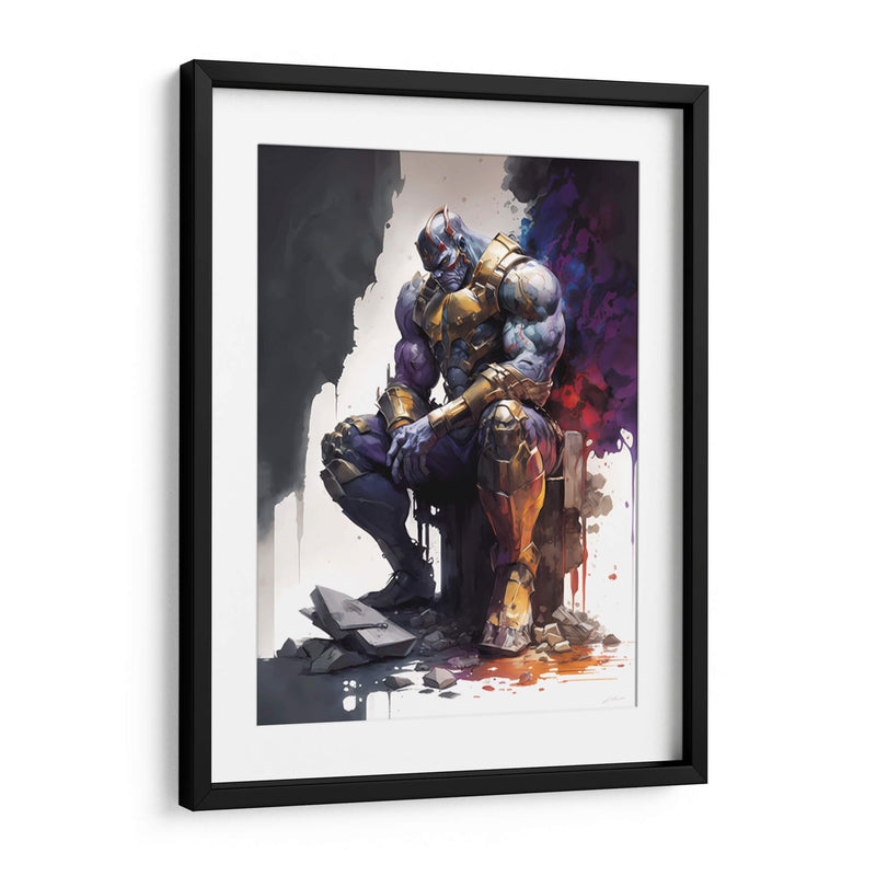 Thanos - Impressionist Hero | Cuadro decorativo de Canvas Lab