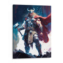 Thor - Impressionist Hero | Cuadro decorativo de Canvas Lab