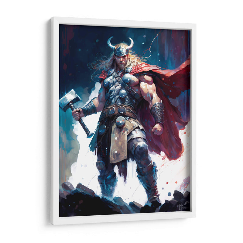 Thor - Impressionist Hero | Cuadro decorativo de Canvas Lab