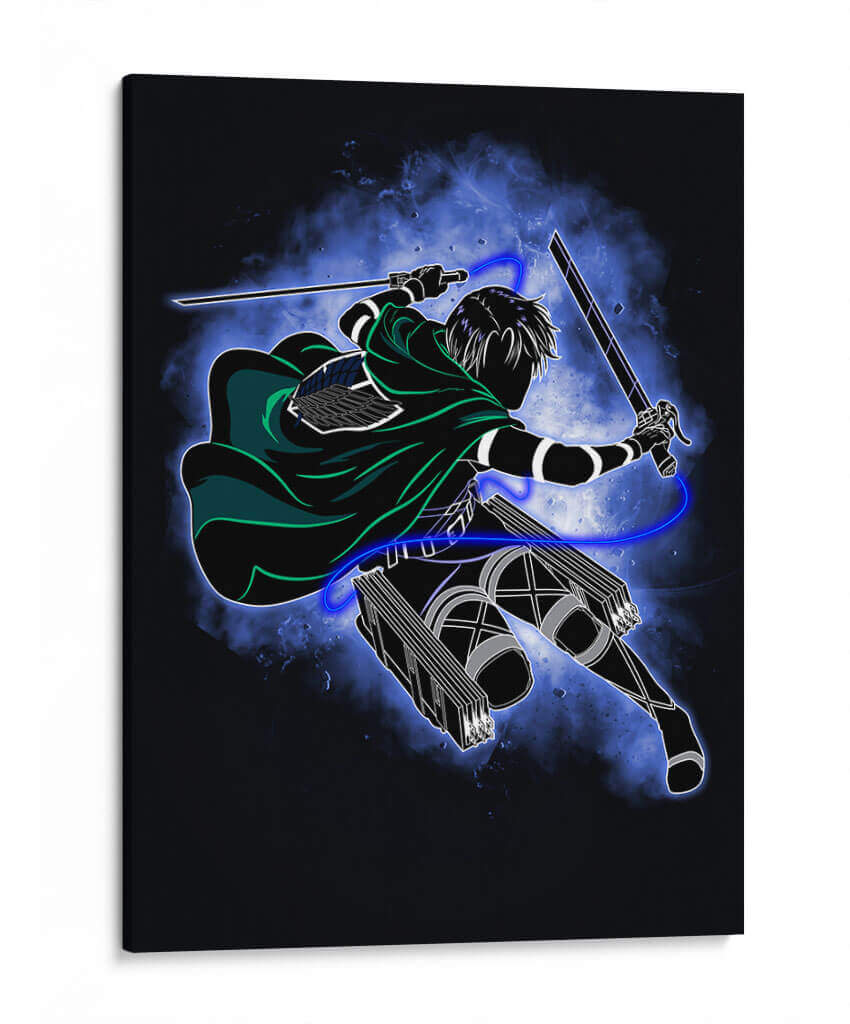 Levi Vs. Titanes - Roge I. Luis | Cuadro decorativo de Canvas Lab