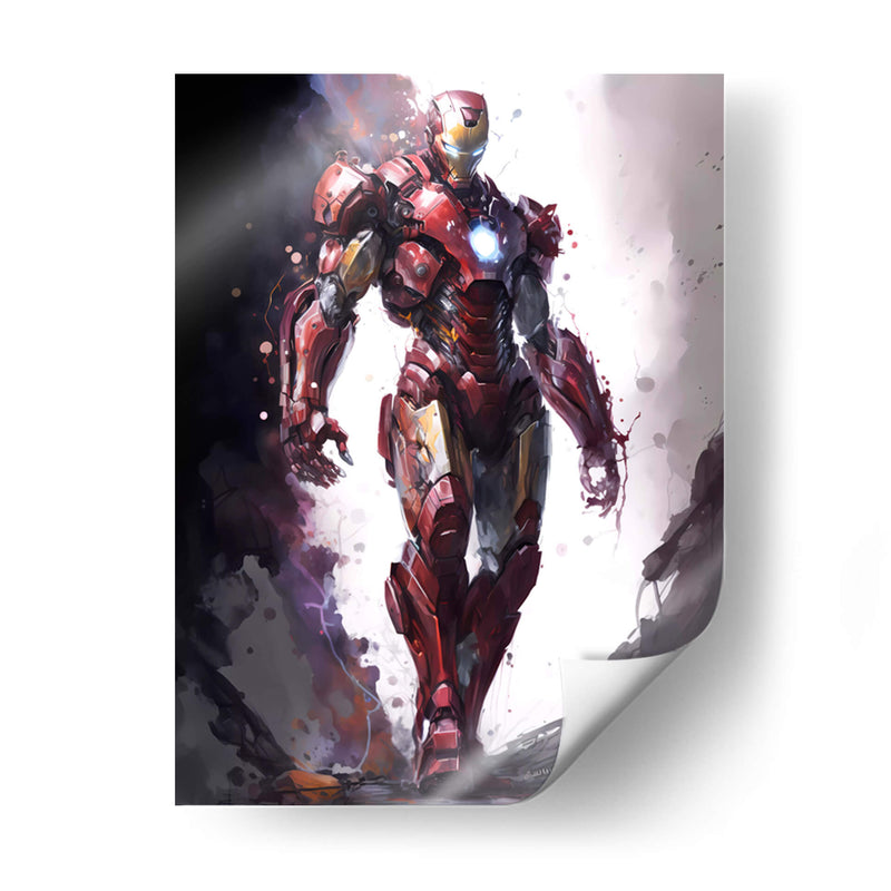 Ironman - Impressionist Hero | Cuadro decorativo de Canvas Lab