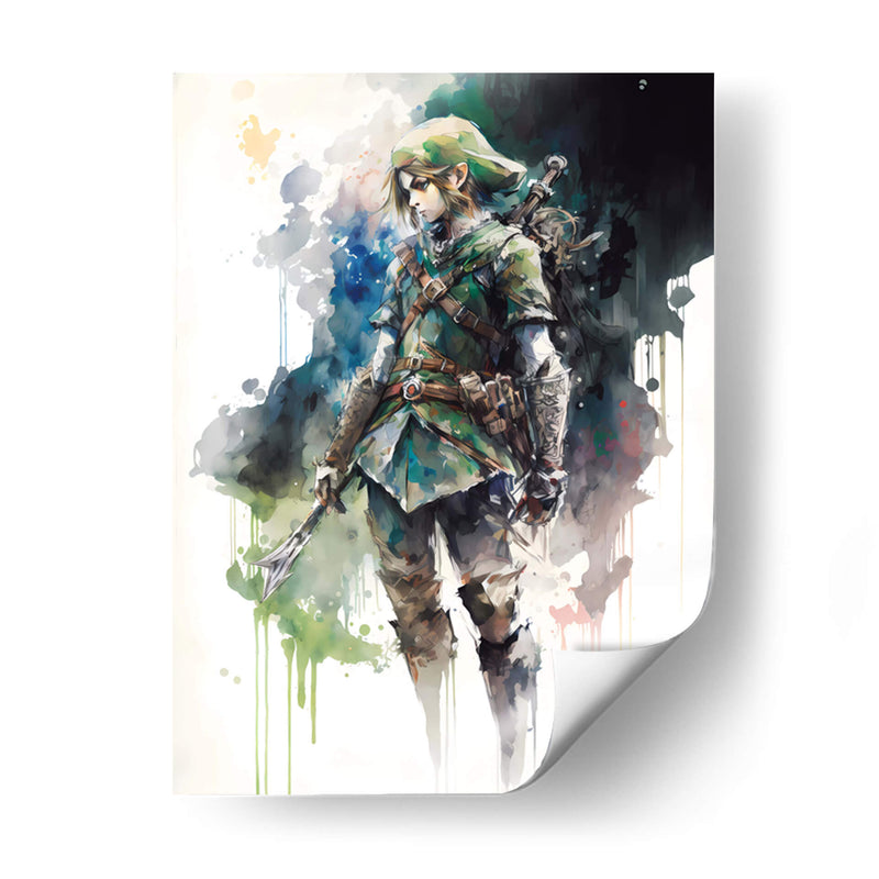 Link - Impressionist Hero | Cuadro decorativo de Canvas Lab