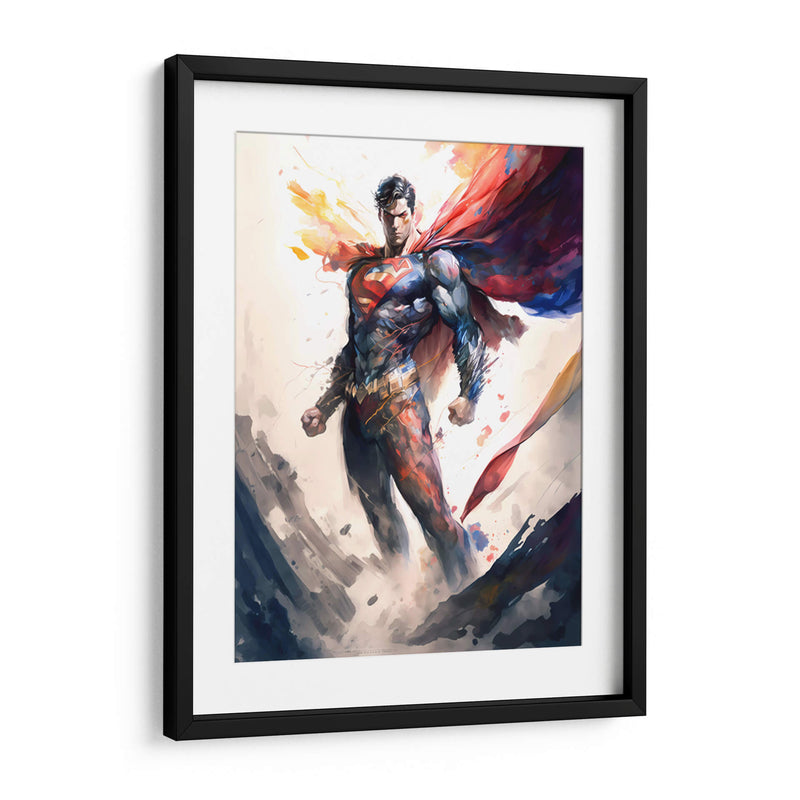 Superman - Impressionist Hero | Cuadro decorativo de Canvas Lab