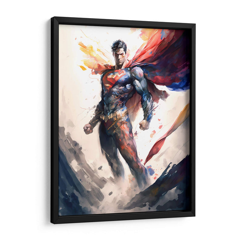 Superman - Impressionist Hero | Cuadro decorativo de Canvas Lab